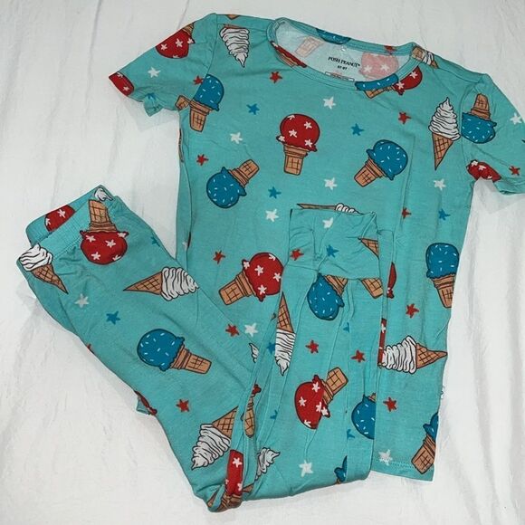POSH PEANUT CLASSIC PAJAMA SET  5T-6T - Picture 5 of 5